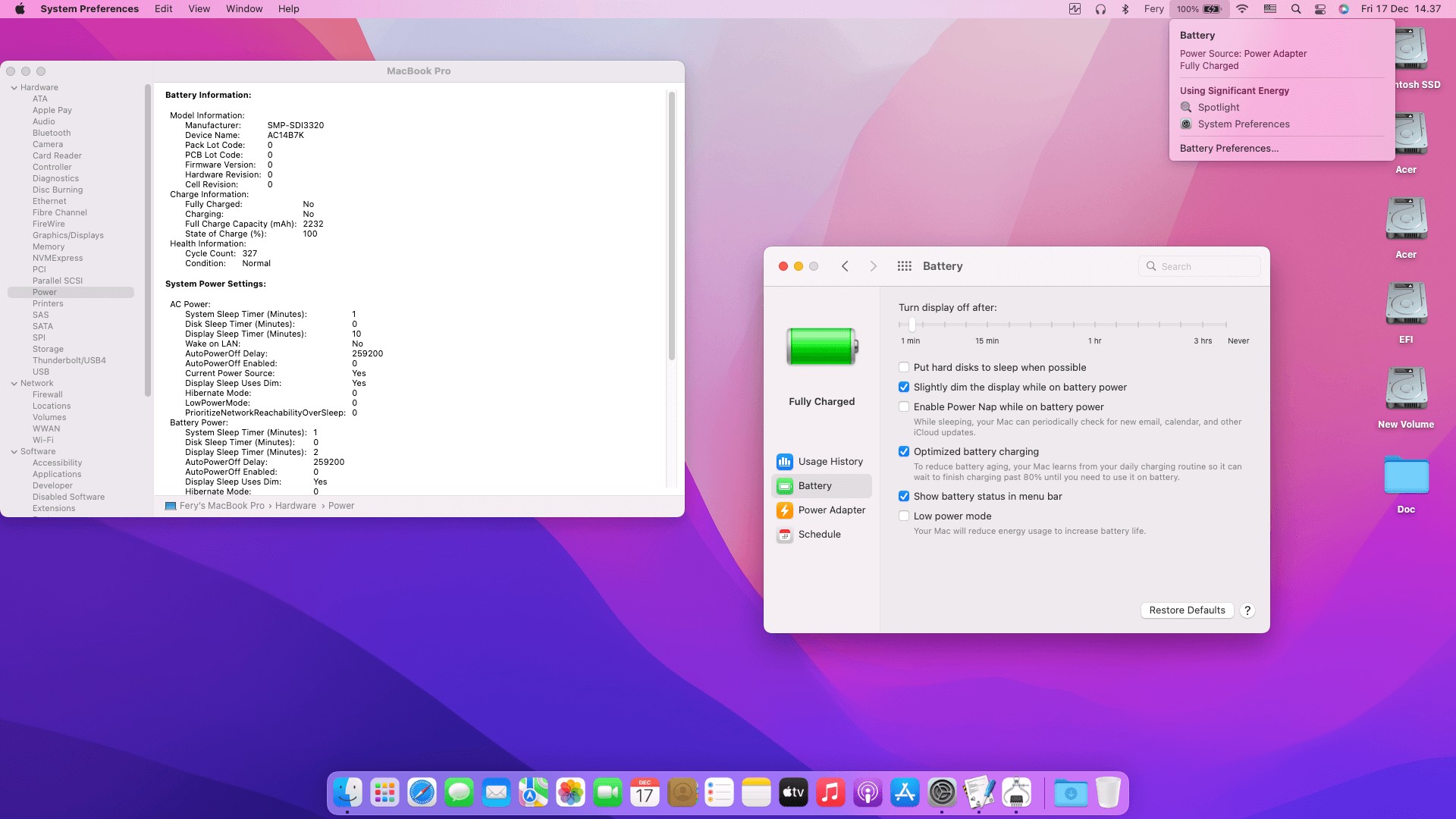 Acer Swift 3 SF314 54G 51ZX [KabyLake R   Intel UHD 620 + I2C]   OpenCore 7